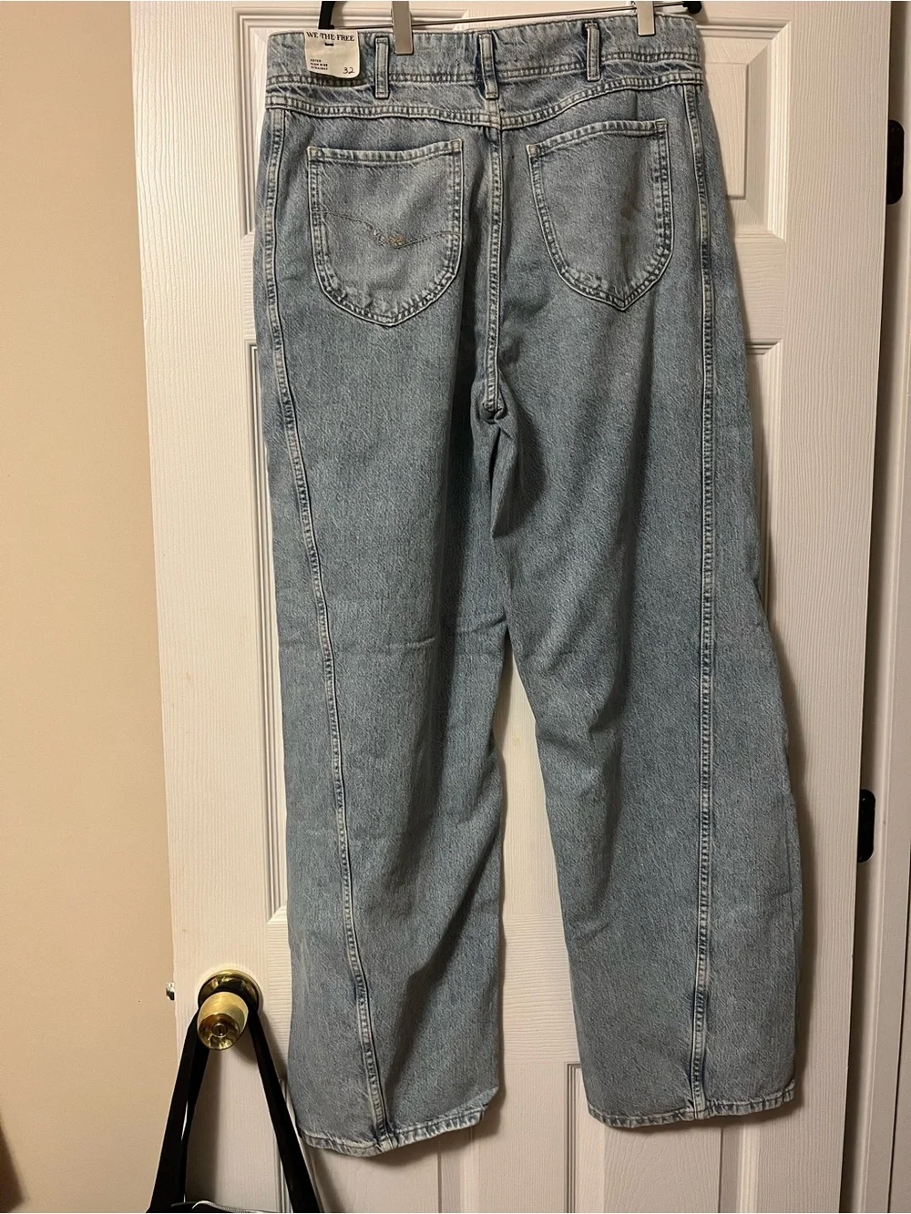 Free People/ We the free Aster high rise Straight Leg Jeans in Swarm Size 32